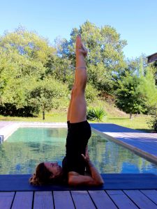Yoga postures inversion