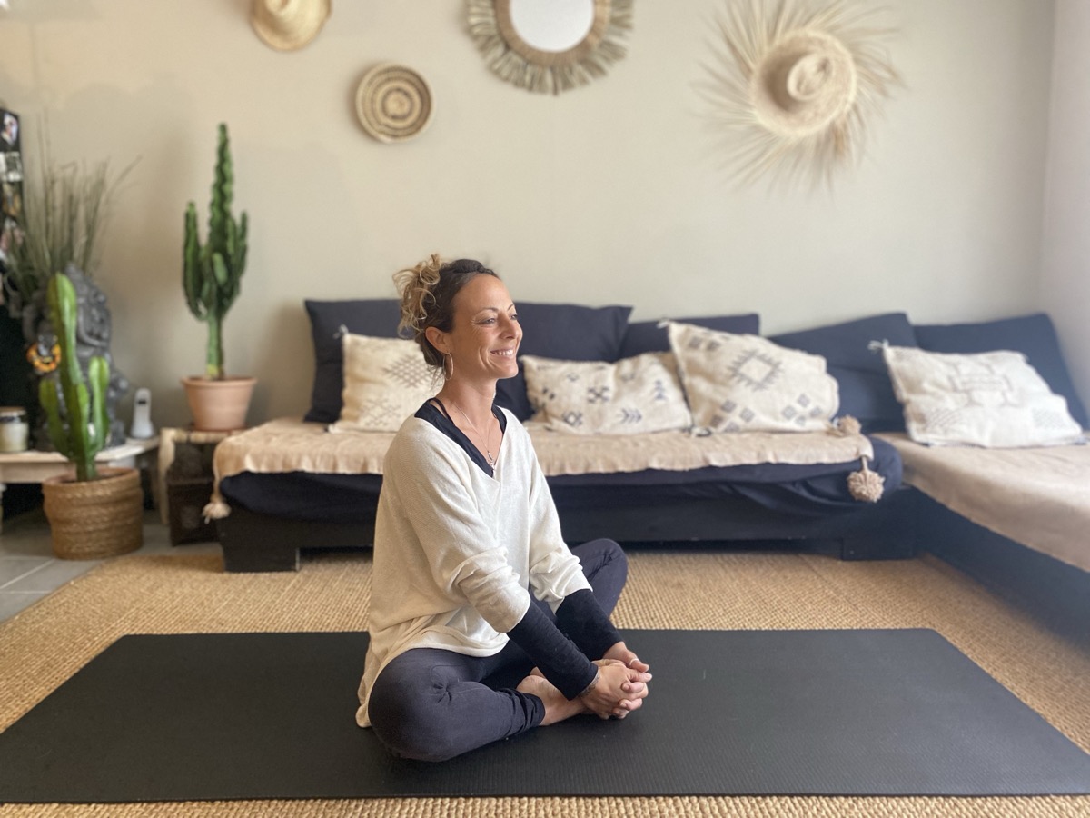 Laetitia, professeure de yoga